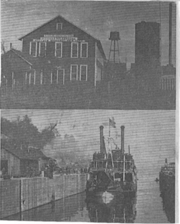 Eagle Pencil and steamboat on the Tennessee River