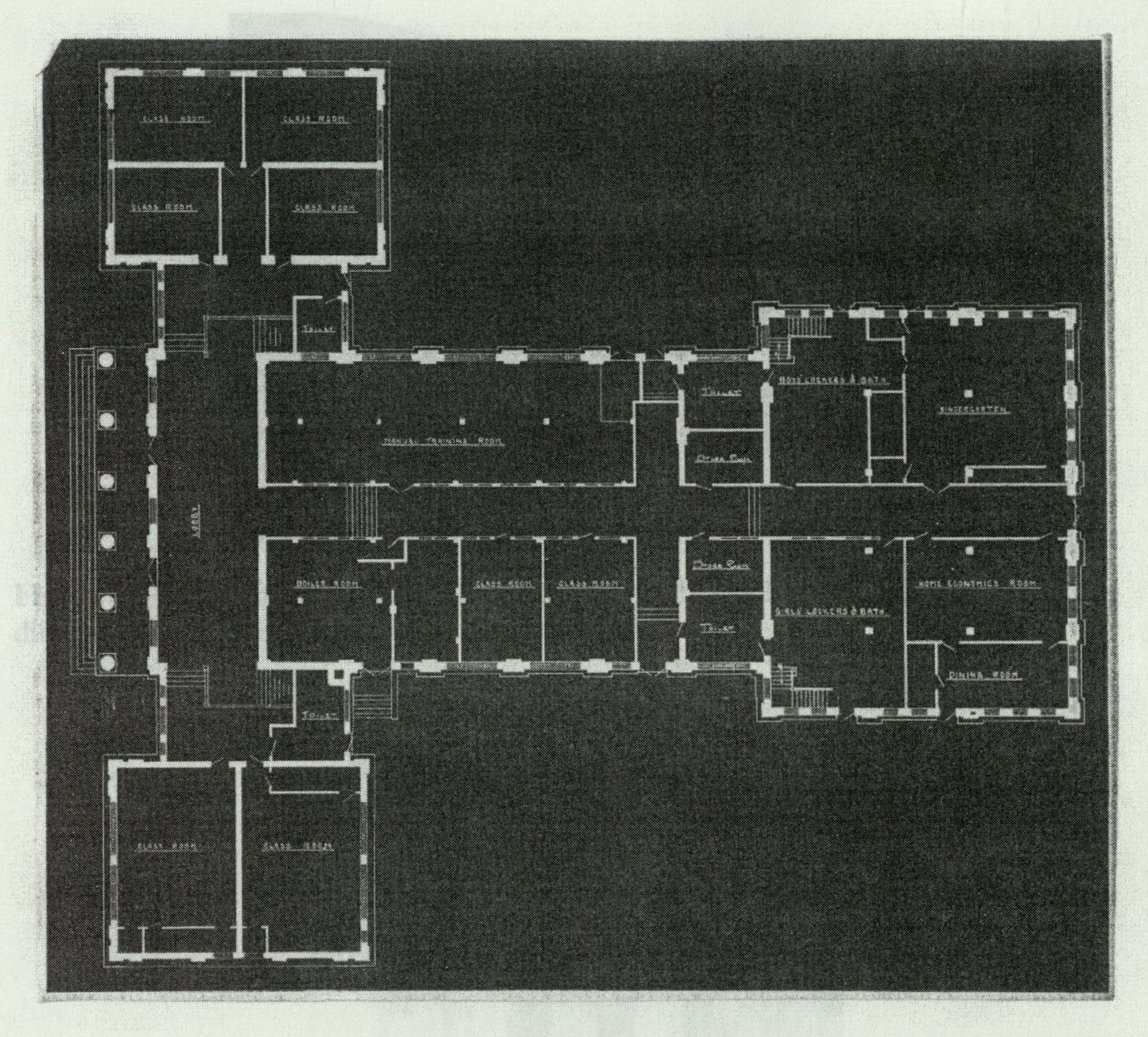 First floor plan, 1931